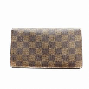 【中古】ルイヴィトン LOUIS VUITTON ポルト シェキエ カルトクレディ N62226  二つ折り財布 ウォレット ダミエ