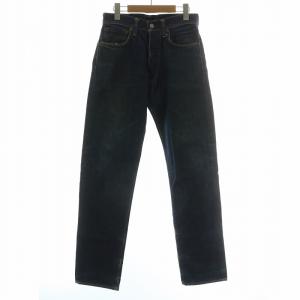 エヴィスジーンズ ヤマネ ストレートデニムパンツ w34 ネイビー