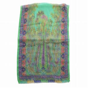 新品未使用　エトロ　花柄　スカーフ　総柄　シルク ETRO(エトロ) / スカーフ/シルク/ORN/花柄/レディース | 中古品
