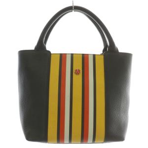 美品　KITAMURA キタムラ　ミニトートバッグ　シボ革　ブラック 極美品】キタムラ 2way ハンドバッグ ミニ トートバッグ
