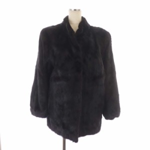 未使用に近い✨　サガミンク　毛皮コート　ミンク　フリーサイズ　大きいサイズ　黒