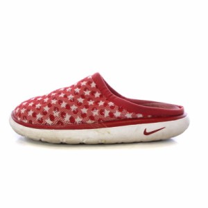 【中古】ナイキ NIKE AIR REJUVEN8 MULE 3 サンダル メッシュ 星 スター US7 25cm 赤 白 524993-661