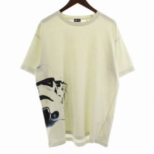 【中古】KITH NYC 21AW ストームトルーパー スターウォーズ STAR WARS Tシャツ カットソー 半袖 映画 M 緑 ベージュ