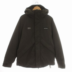 【中古】WILDTHINGS WINDANDSEA 17AW eVent プリマロフトデナリジャケット 中綿 比翼 XL カーキ WT22524SN-WAS