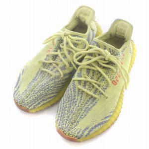 【中古】adidas 18AW YEEZY BOOST 350 V2 イージーブースト スニーカー シューズ ゼブラ柄 US10 28cm ? 水色