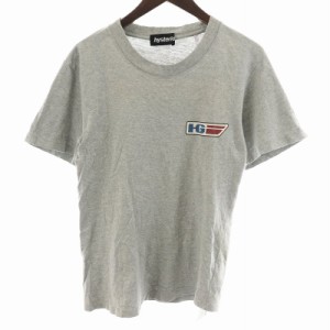 【中古】ヒステリックグラマー ヴィンテージ Tシャツ カットソー 半袖 ロゴプリント サーフ 2CT-7140 F グレー メンズ