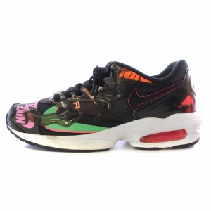 【中古】NIKE × ATMOS 19SS AIR MAX2 LIGHT QS エア マックス ライト スニーカー シューズ US10 28cm 黒