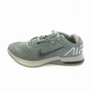 【中古】ナイキ NIKE Air Max Alpha Trainer 4 メッシュシューズ スニーカー 靴 ロゴ 27cm カーキ CW3396-010