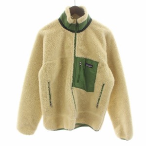 【中古】Patagonia 09年製 Classic Retro-X クラシック レトロX フリースジャケット 23055F9 S ベージュ アイボリー