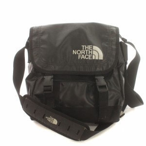 【中古】ザノースフェイス THE NORTH FACE ショルダーバッグ メッセンジャーバッグ ロゴ ナイロン APK7 黒