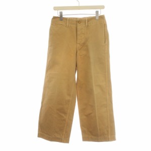 【中古】ナイジェルケーボン NIGEL CABOURN BASIC MILITARY CHINO チノパンツ ボタンフライ ストレート 28 ベージュ