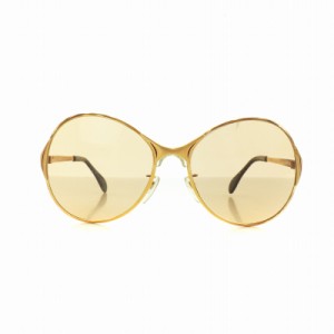 【中古】メッツラー METZLER ヴィンテージ ドイツ製 サングラス 眼鏡 めがね ゴールド色フレーム 茶 ブラウン
