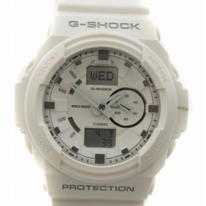 【中古】カシオジーショック CASIO G-SHOCK 腕時計 ウォッチ デジタル クォーツ カレンダー付き 白文字盤 白 GA-150