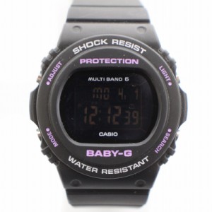 【中古】Baby-G カシオ CASIO 腕時計 デジタル タフソーラー 20気圧防水 デイト 稼働品 黒 ブラック BGD-5700-1JF