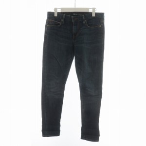 【中古】リーバイス Levi's セルビッチ デニム パンツ ジーンズ テーパード ジップフライ 赤耳 W26 M 青 ブルー