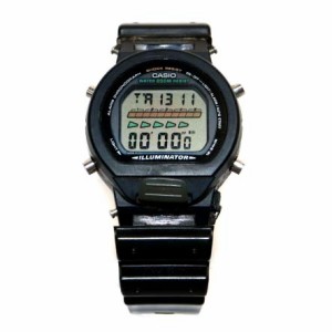 【中古】CASIO G-SHOCK ILLUMINATOR 腕時計 クオーツ デジタル ラバーバンド デイデイト 黒 DW-6600