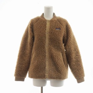 【中古】パタゴニア Patagonia 19AW レトロX ボマー フリースジャケット ブルゾン 長袖 ボア ロゴ 14 XL 茶 65415