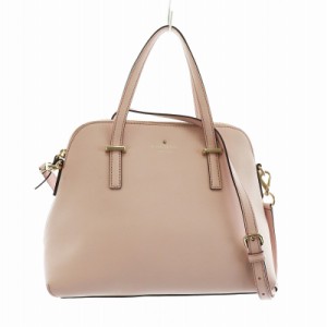 【中古】ケイトスペード KATE SPADE シダストリート ハンドバッグ ショルダー 2WAY レザー ロゴ ピンク PXRU4471