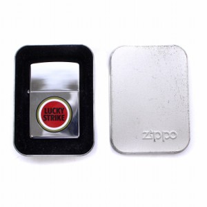 【中古】未使用品 ZIPPO ヴィンテージ 1999年製 LUCKY STRIKE 250LS 499 LCKY STRK-CLR オイルライター