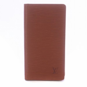 【中古】LOUIS VUITTON エピ ポルトカルト クレディ 長財布 札入れ 二つ折り ロゴ レザー ケニアンブラウン M63213