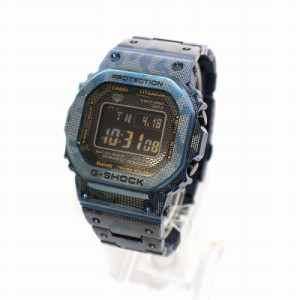 【中古】CASIO G-SHOCK 腕時計 電波ソーラー カモフラ ショックレジスト Bluetooth対応 フルメタル GMW-B5000