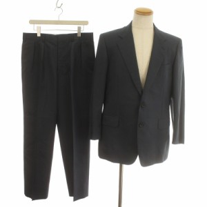 【中古】Burberrys スーツ セットアップ テーラードジャケット パンツ スラックス シングル 背抜き AB6 L グレー
