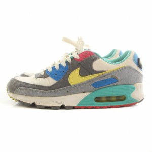 【中古】ナイキ NIKE エアマックス 90 AIR MAX 90 SE AIR SPRUNG ローカット スニーカー 9.5 27.5 DM8171-001 メンズ