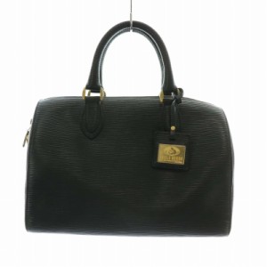 【中古】ペレボルサ PELLE BORSA ハンドバッグ ミニボストン ショルダー 2WAY レザー ロゴ チャーム 黒 ブラック