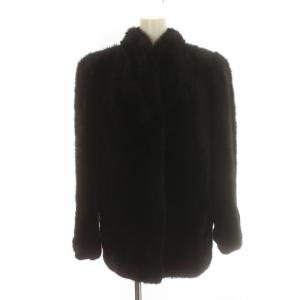 サガミンク SAGA MINK 銀サガ 毛皮コート ミドル シェアードミンク  