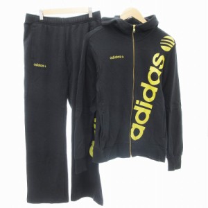 美品 adidas NEO LABEL レオパード ラメロゴ ジャージ パーカー