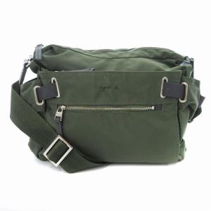 agnes b. ショルダーバッグ US06 TRS-10 カーキグリーン