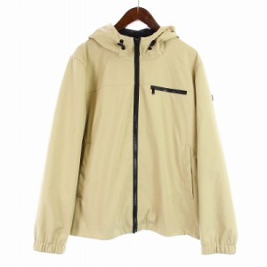 【中古】カルバンクライン CALVIN KLEIN マウンテンパーカー ジャケット ブルゾン ジップアップ XL ベージュ