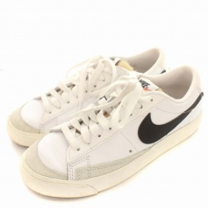 【中古】ナイキ NIKE BLAZER LOW 77 ブレザー DA6364-101 ローカット スニーカー レザー US4 23cm 白 ホワイト