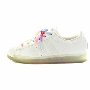 【中古】アディダス adidas スーパースター SUPERSTAR スニーカー シューズ 23.0cm 白 ホワイト GW9682