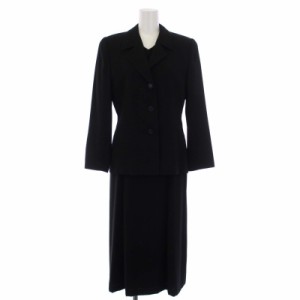 【中古】ノワールローブ Noir Robe セットアップ テーラードジャケット 総裏地 ワンピース S 黒 レディース