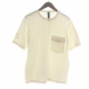 【中古】ダブルジェイケイ wjk military pocket-Tee Tシャツ カットソー 半袖 白 ホワイト 7966 cj09b /XK メンズ