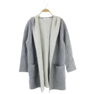 ニット ロング カーディガン レディース グレー フードの通販 Au Pay マーケット