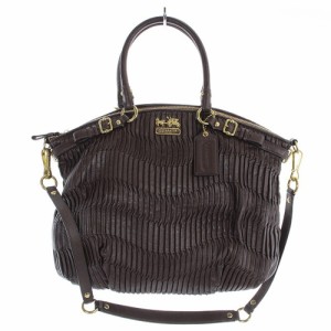 新品同様】COACH マディソンオップアート肩掛け2wayバック バッグ 