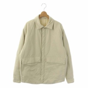 【中古】ザラ ZARA 中綿ジャケット アウター 総裏地 スナップボタン S アイボリー /CM ■OS レディース