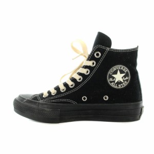 【中古】コンバース CONVERSE コンバースアディクト スニーカー ハイカット キャンバス 23.5cm 黒 /AK1 レディース