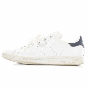 【中古】アディダスオリジナルス スタンスミス STAN SMITH スニーカー レザー 23cm 白 紺 M20325 /SR19 レディース