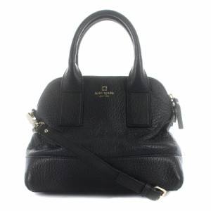 【中古】ケイトスペード KATE SPADE ハンドバッグ ショルダーバッグ 2way レザー 黒 ブラック /MF ■OS レディース