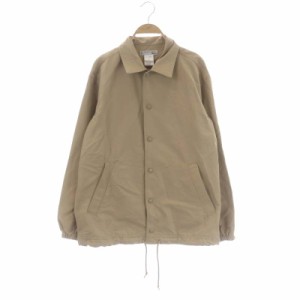 【中古】ユニオンランチ UNION LAUNCH Ron Herman別注 23SS Cotton Nylon Coach Jacket コーチジャケット S ベージュ