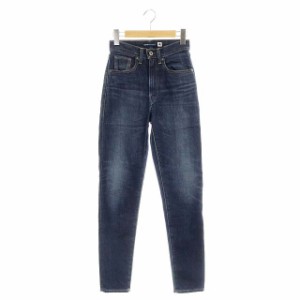 【中古】リーバイス Levi's テーパードスリムデニムパンツ ジーンズ ハイライズ 24/30 紺 ネイビー /DF レディース