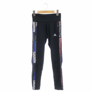 【中古】アディダス adidas AEROREADY エアロレディパンツ ストレッチ L ブラック /AO ■OS レディース