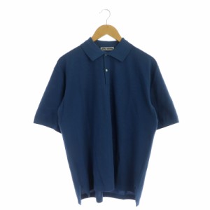 【中古】キャプテン サンシャイン KAPTAIN SUNSHINE 23SS Knit Polo Shirt ニットポロシャツ カットソー 半袖 36