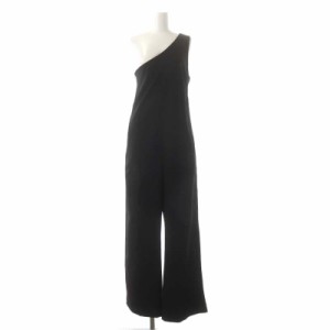 【中古】チノ BLACK FORMAL ONE SHOULDER JUMPSUIT ジャンプスーツ サロペット ワンショルダー 38 黒 レディース