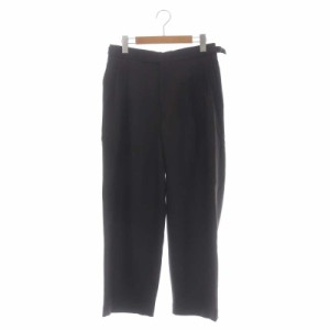 【中古】マーカ marka 23AW OFFICER PANTS 2TUCK WIDE スラックス ワイドパンツ ウール 1 チャコールグレー メンズ