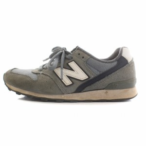 【中古】ニューバランス NEW BALANCE WR996 スニーカー US6.5 23.5cm グレー /WM レディース