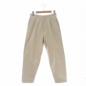 【中古】ヤエカ YAECA CHINO CLOTH PANTS TUCK TAPERED パンツ チノパン テーパード 28 ベージュ 63604